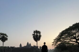 spokojny moment w podróży