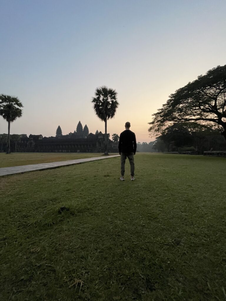 spokojny moment w podróży 