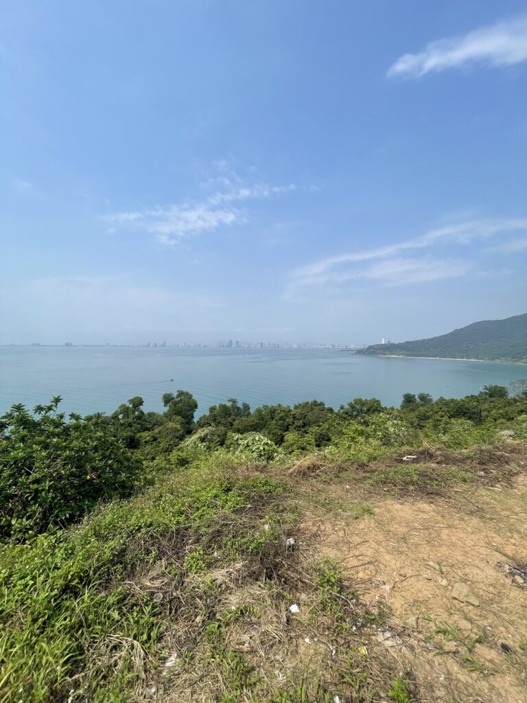 widok z Son Tra Peninsula Da Nang
