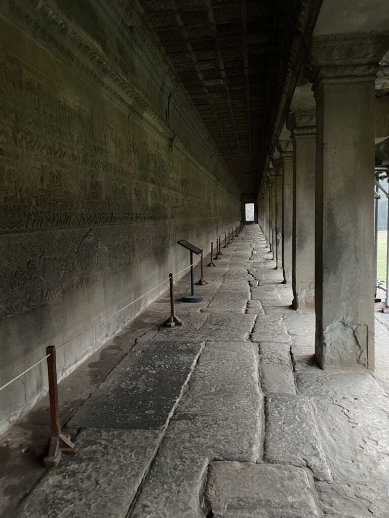 stone corridor symbolizing a path, reflection, and lasting memories from meaningful conversations