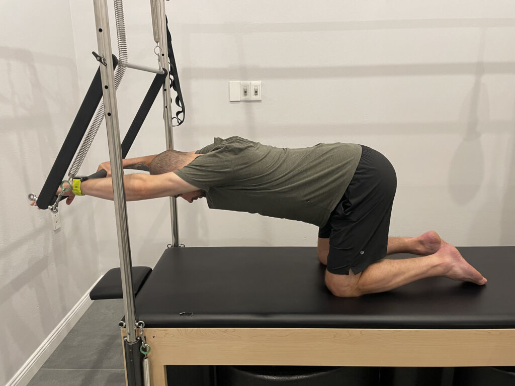 Hoi An pilates na reformerach, moja rutyna