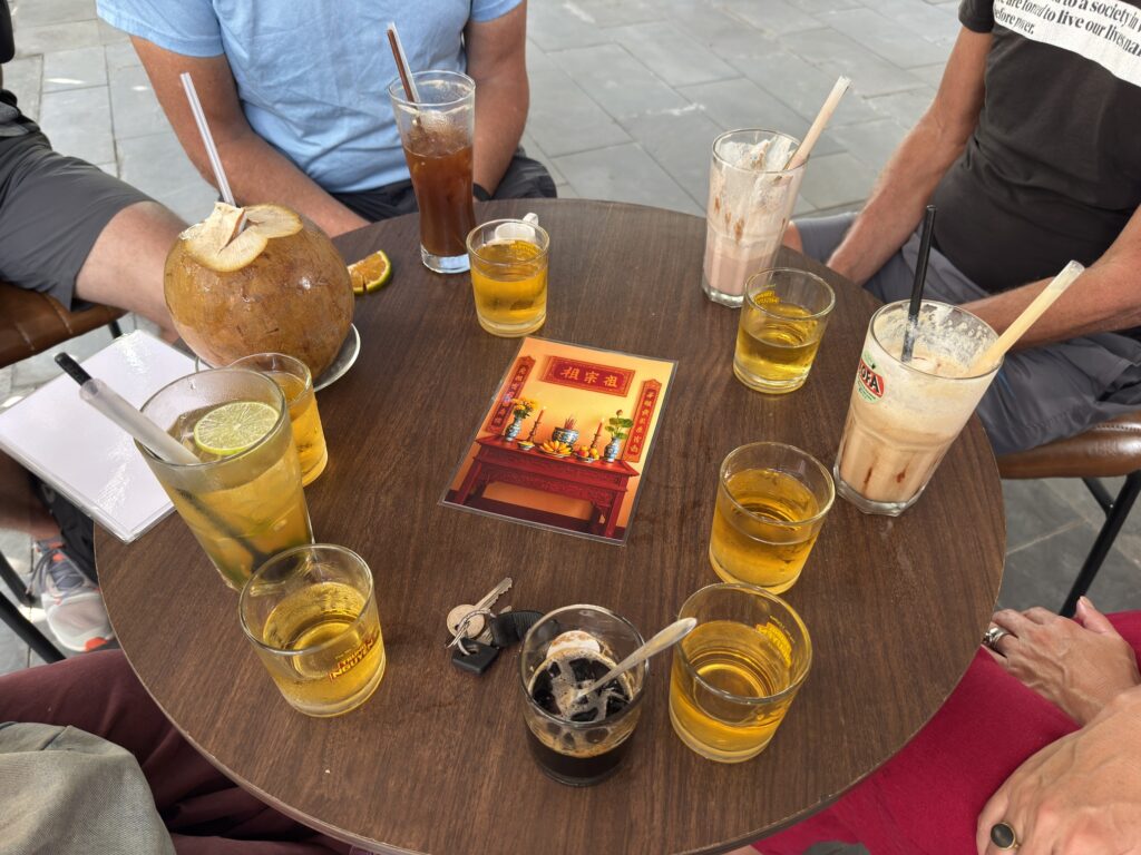drinks on a table during a casual meeting showing everyday conversation and shared moments