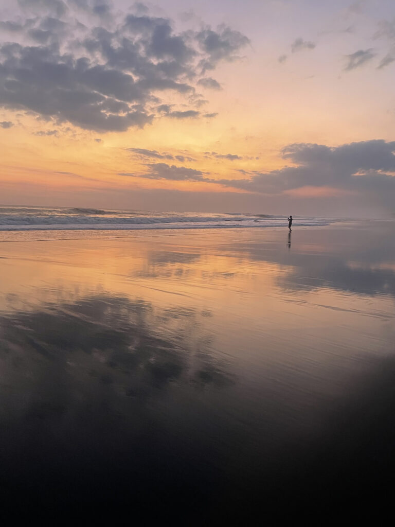 DO YOU ALLOW YOURSELF TO FEEL JOY WITHOUT GUILT? 2 Walking on the beach as a symbol of slowing down