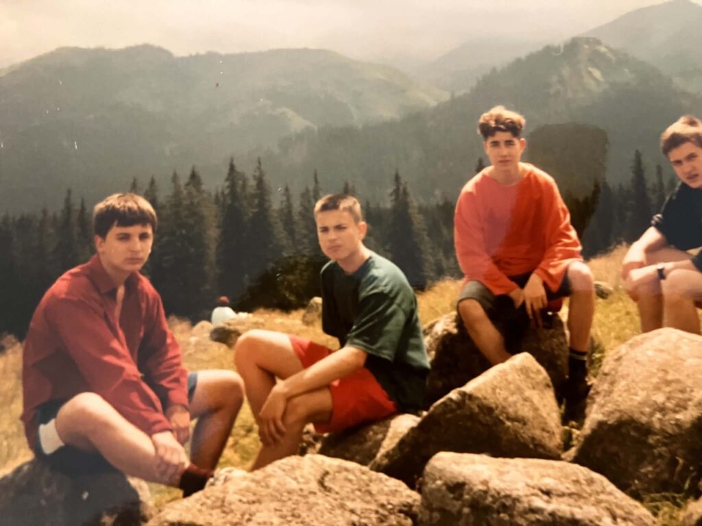 WHAT FROM YOUR CHILDHOOD IS STILL ALIVE WITHIN YOU? 1 Mountain trip with friends