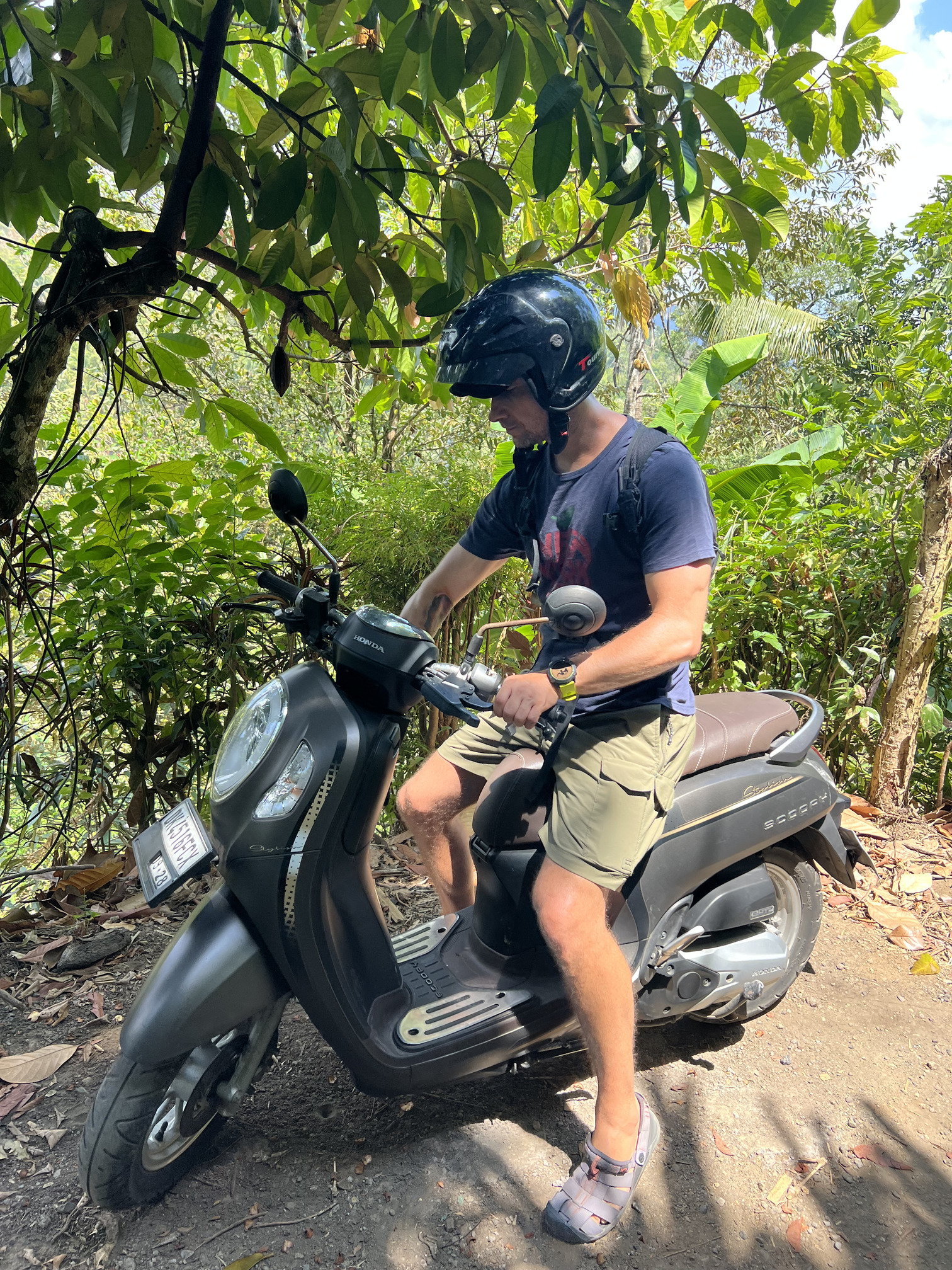 Tydzień 32 podróży, ja w drodze do Durenne Retreat Bali.