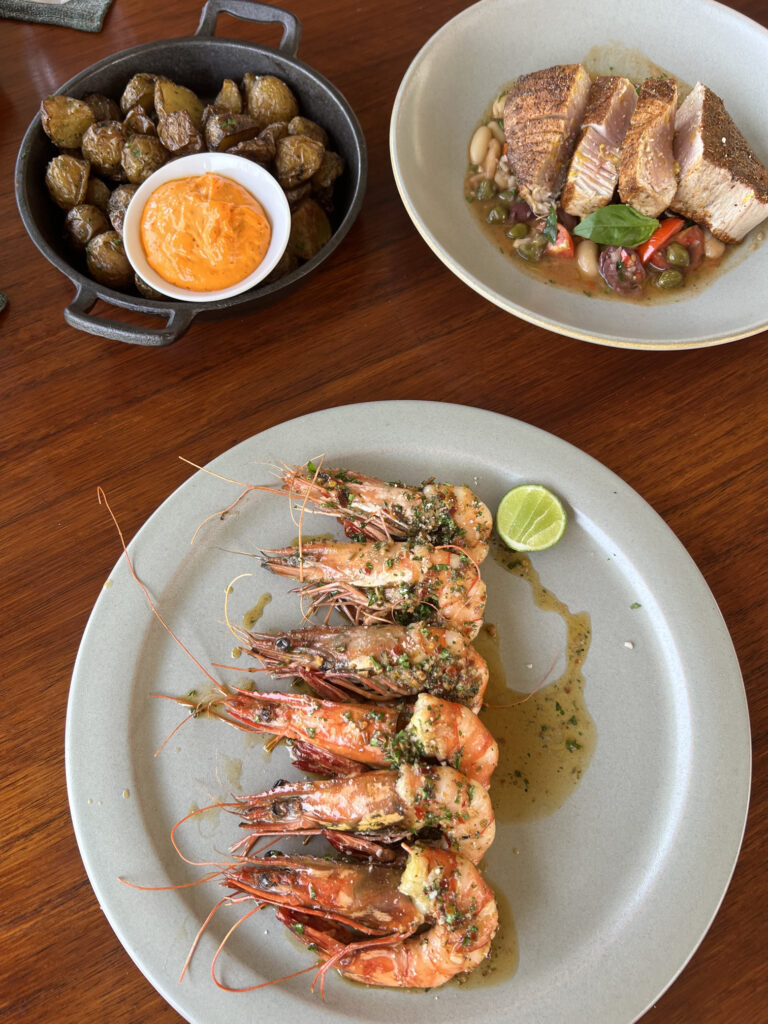 Fine dining w restauracji Codium w Kuta Lombok.